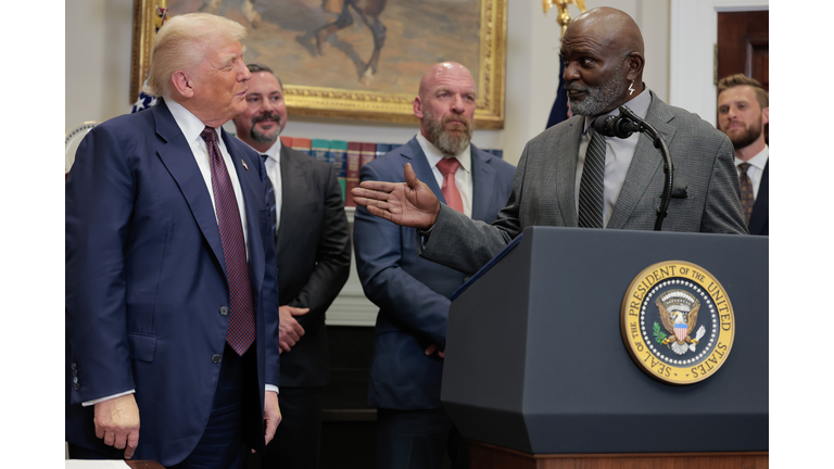 President Trump Signs Executive Order In White House's Roosevelt Room