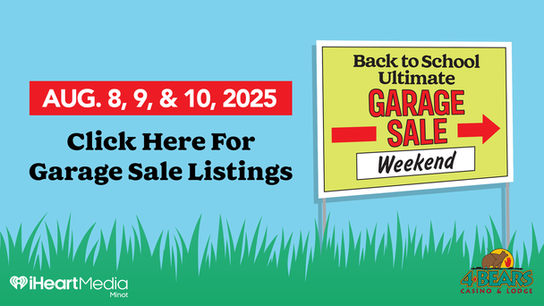 Check Out Minot's Ultimate Garage Sales HERE! 