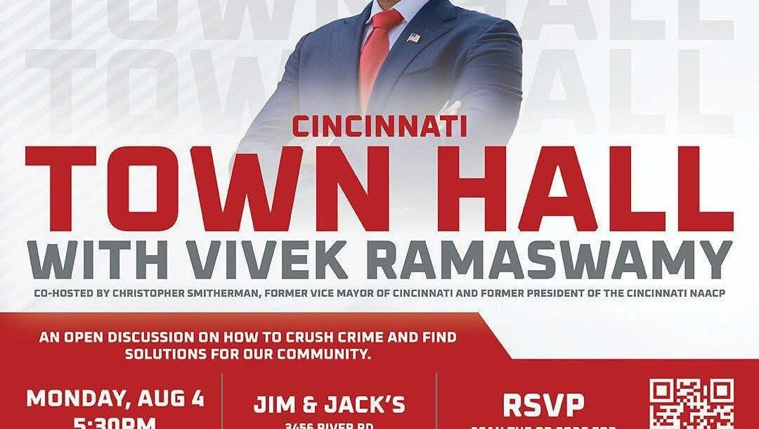 REWATCH - Vivek Ramaswamy  with Christopher Smitherman town hall