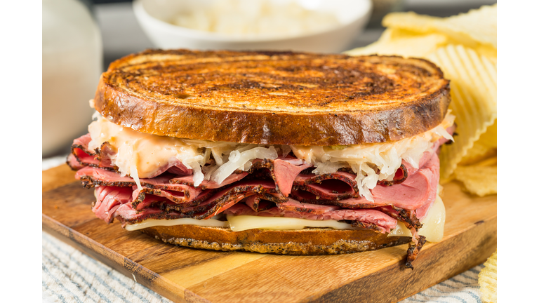 Homemade Russian Reuben Sandwich