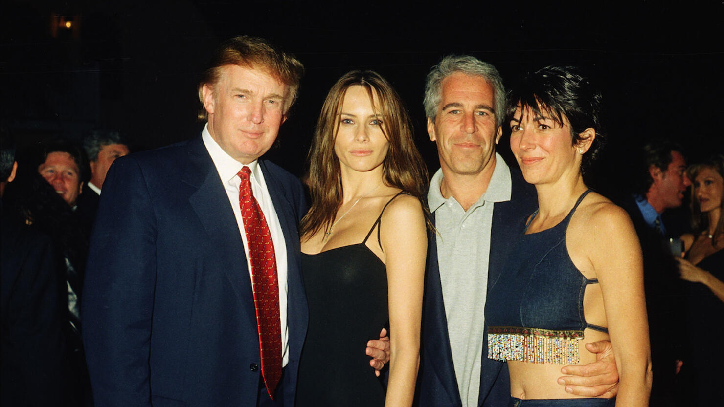 Trump, Knauss, Epstein, & Maxwell At Mar-A-Lago