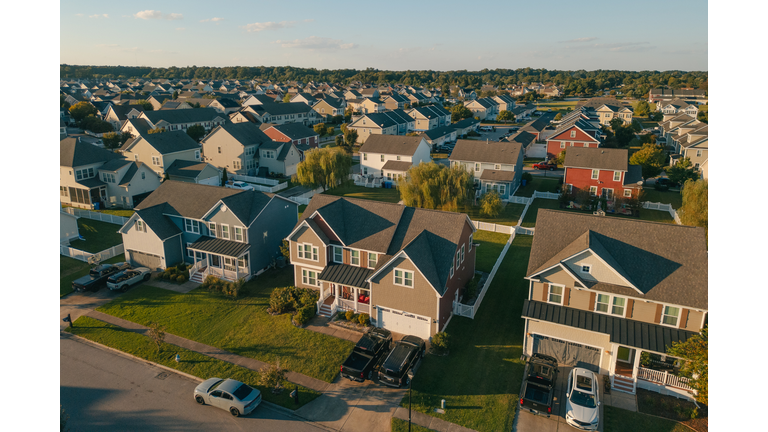 Golden Hour  - Modern Middle Class Neighborhood - Dense Population