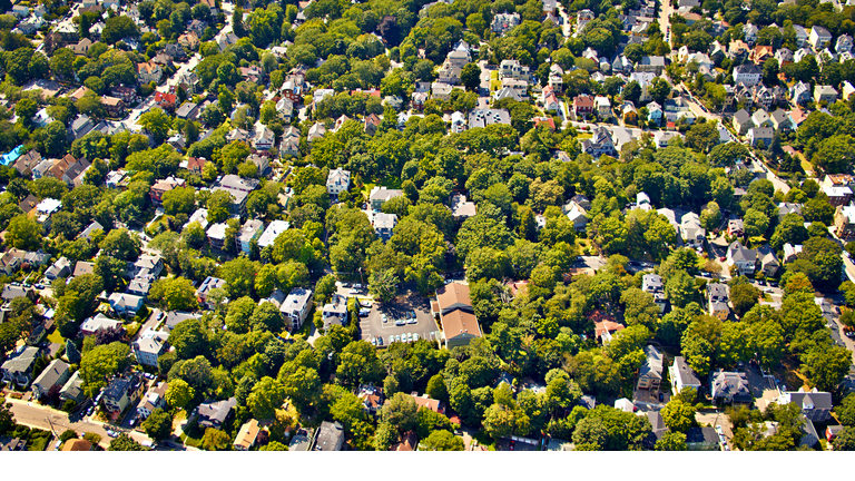 Nature and Suburb District. American Life.