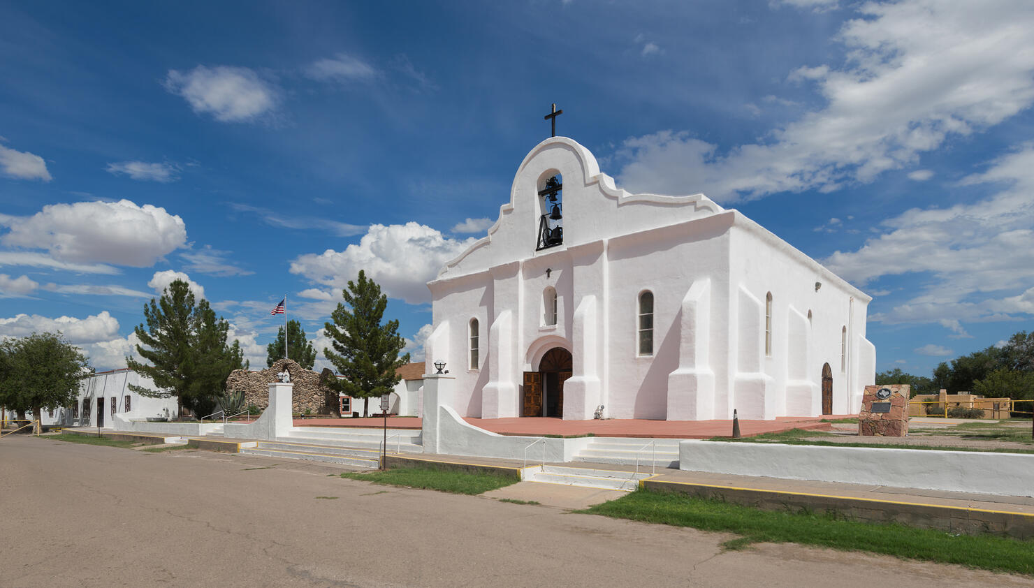Exterior of the San Elizario Chapel