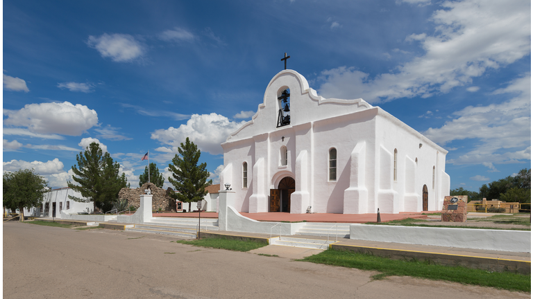 Exterior of the San Elizario Chapel