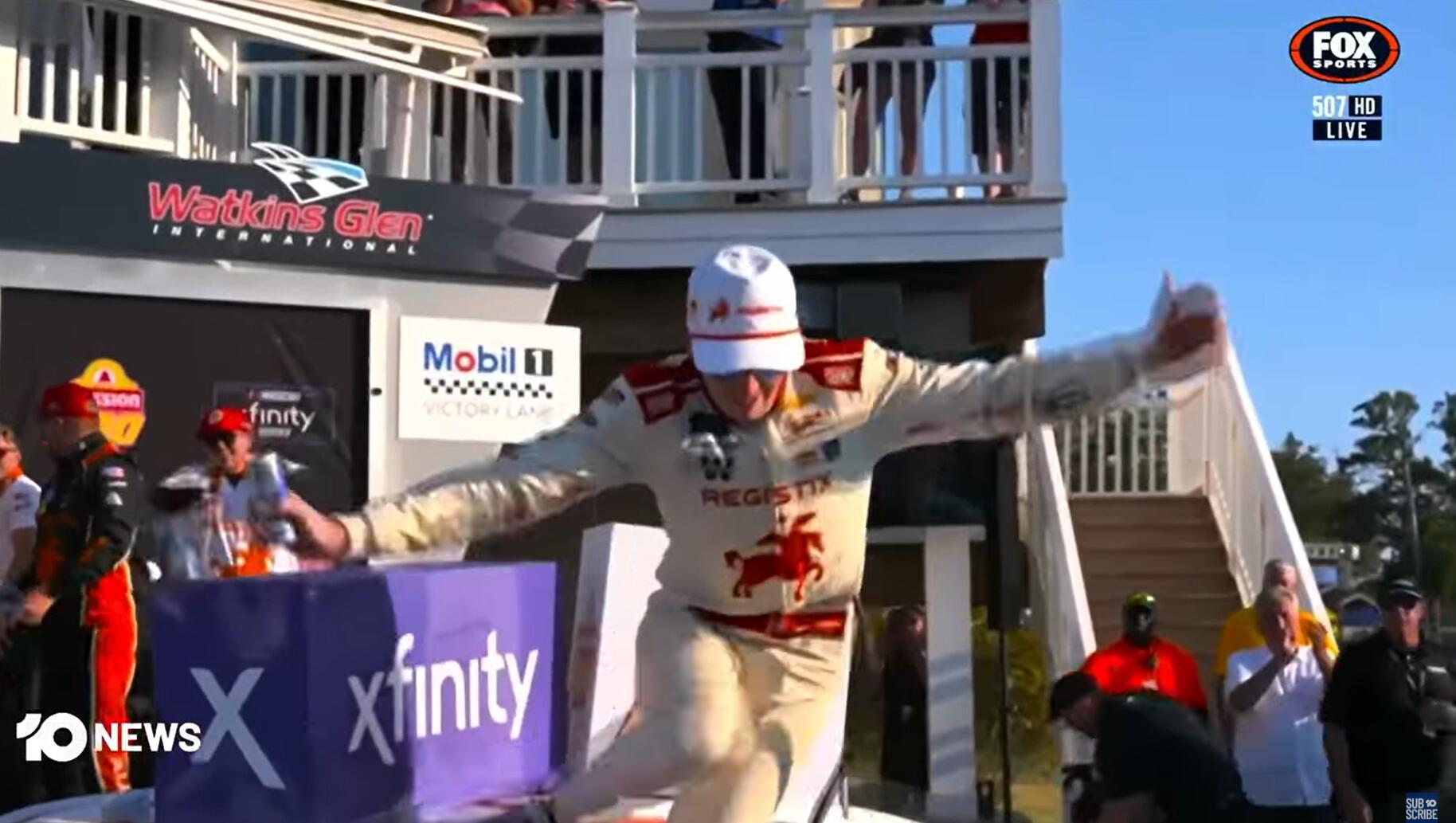 Watch Connor Zilisch Take A Scary Fall After Winning The Race