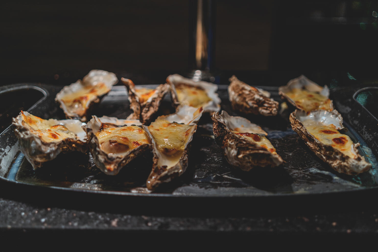 Baked Oyster Rockefeller