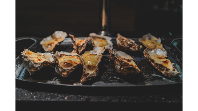 Baked Oyster Rockefeller