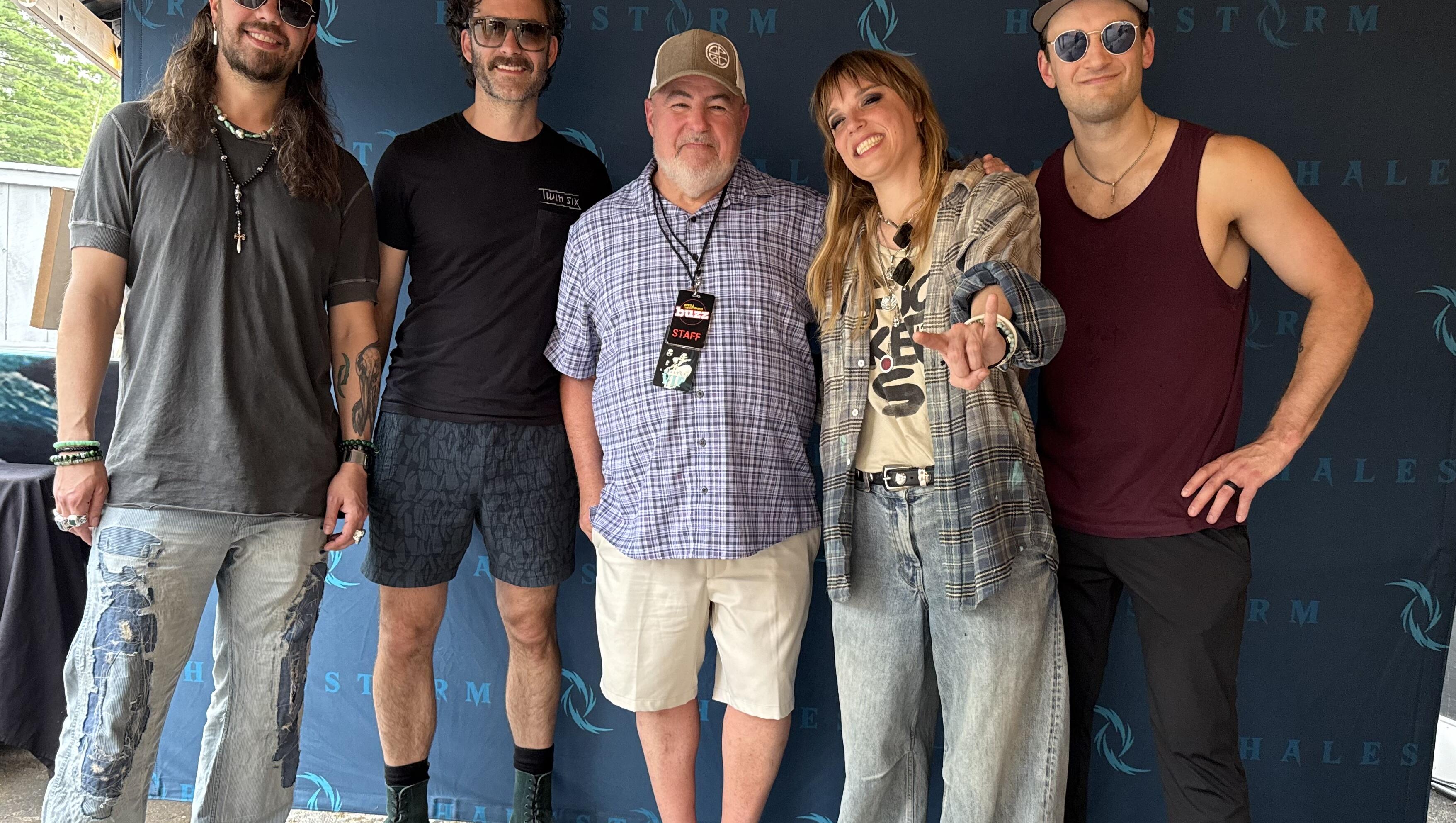 Got to Hang with Halestorm Before the Show at Bank NH Pavillion!