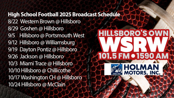 Hillsboro Indians Football is on 101.5 WSRW. Get the schedules, scores and replays when you click here