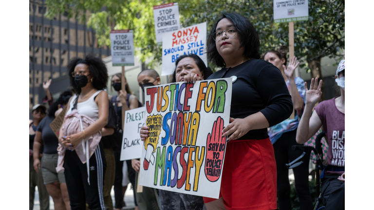 Chicago Black Lives Matter Activists Protest Police Killing Of Sonya Massey