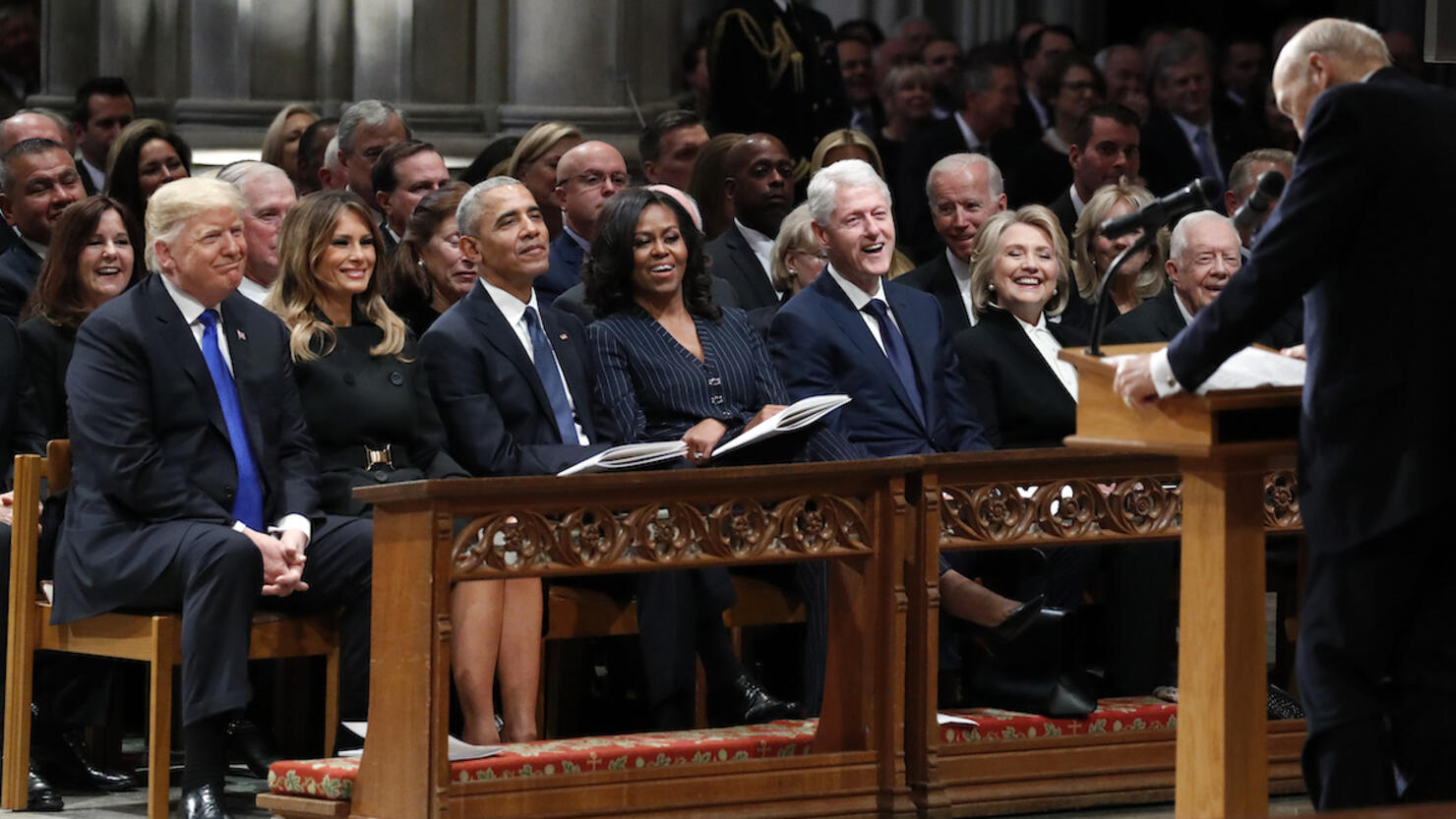 State Funeral Held For George H.W. Bush At The Washington National Cathedral