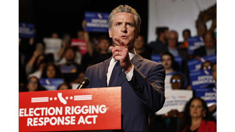 California Governor Newsom Makes Announcement On Gerrymandering In Response To Trump's Efforts In Texas