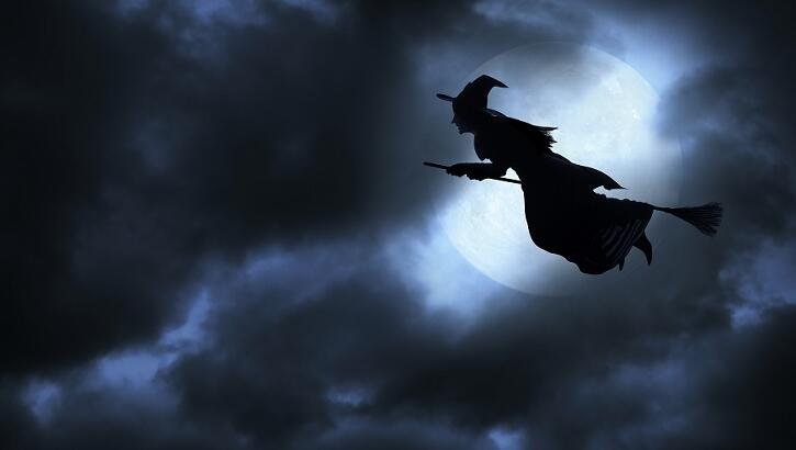 Watch: Witch Filmed Flying Over French City?