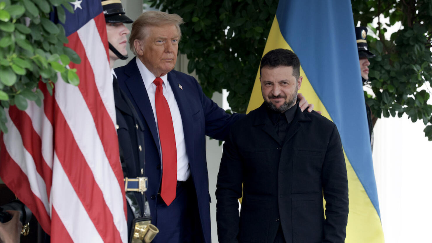 European Leaders Join Ukrainian President Zelensky For White House Meeting With Trump