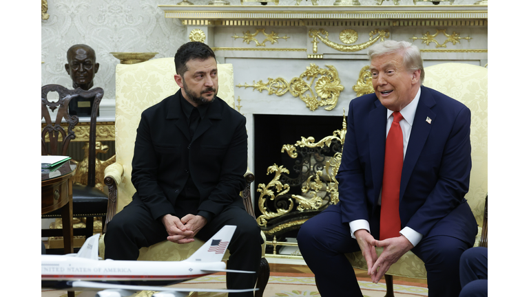 European Leaders Join Ukrainian President Zelensky For White House Meeting With Trump