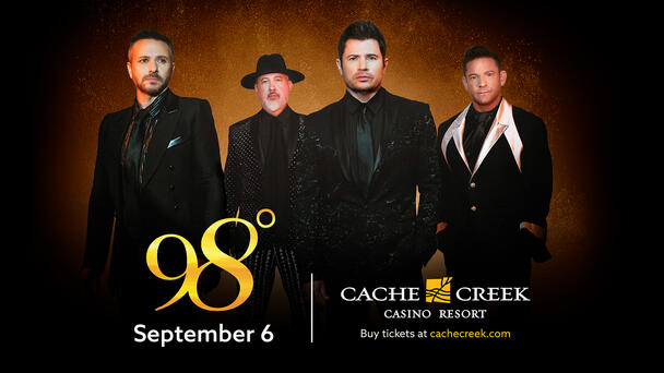 IG WEEKEND / Win Tickets To See 98 Degrees + 1-Night Stay At Cache Creek!