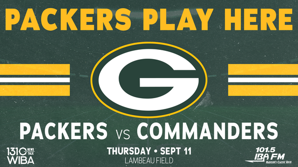 Your Home for Every Game!  Hear Packers Right Here!