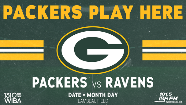Your Home for Every Game!  Hear Packers Right Here!