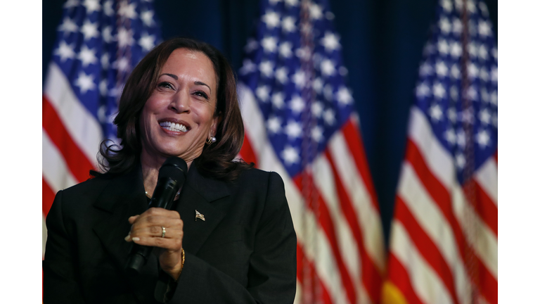 Vice President Harris Holds Campaign Event In Kalamazoo, Michigan