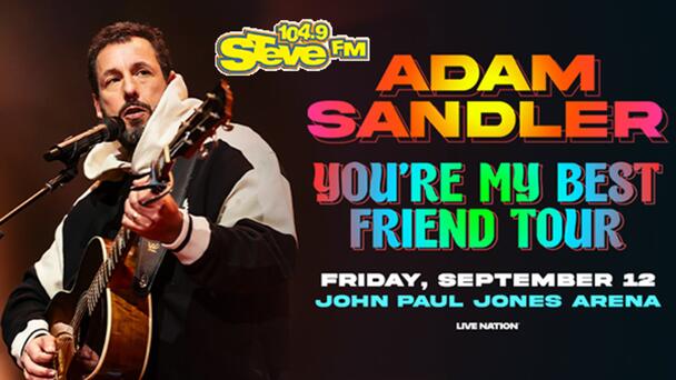 LAST CHANCE to Steal STEVE's Seats to ADAM SANDLER at John Paul Jones Arena From 104.9 STEVE FM!