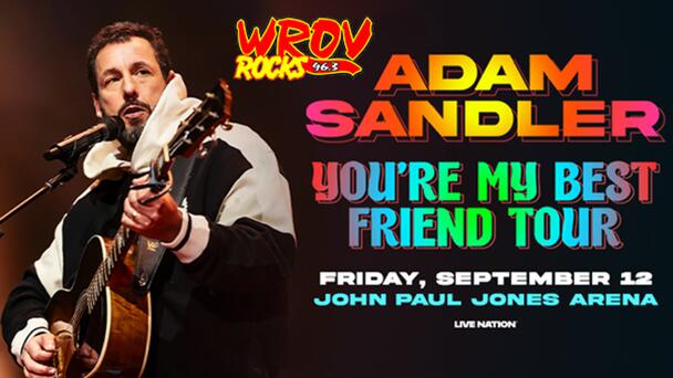 LAST CHANCE to Win Tickets to ADAM SANDLER at John Paul Jones Arena From 96.3 ROV!