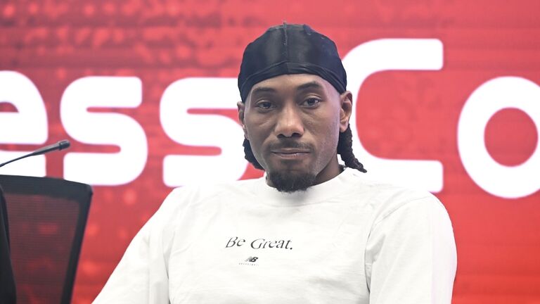 NBA Star Kawhi Leonard 2025 Asia Tour In China's Sichuan Province