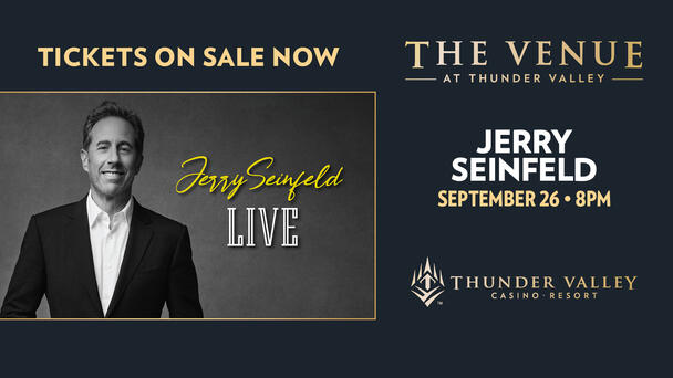 Listen To Win Tickets To See Jerry Seinfeld Coming September 26 At Thunder Valley!