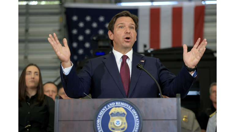 Governor DeSantis And ICE Announce Largest Joint Immigration Enforcement Operation In Florida History