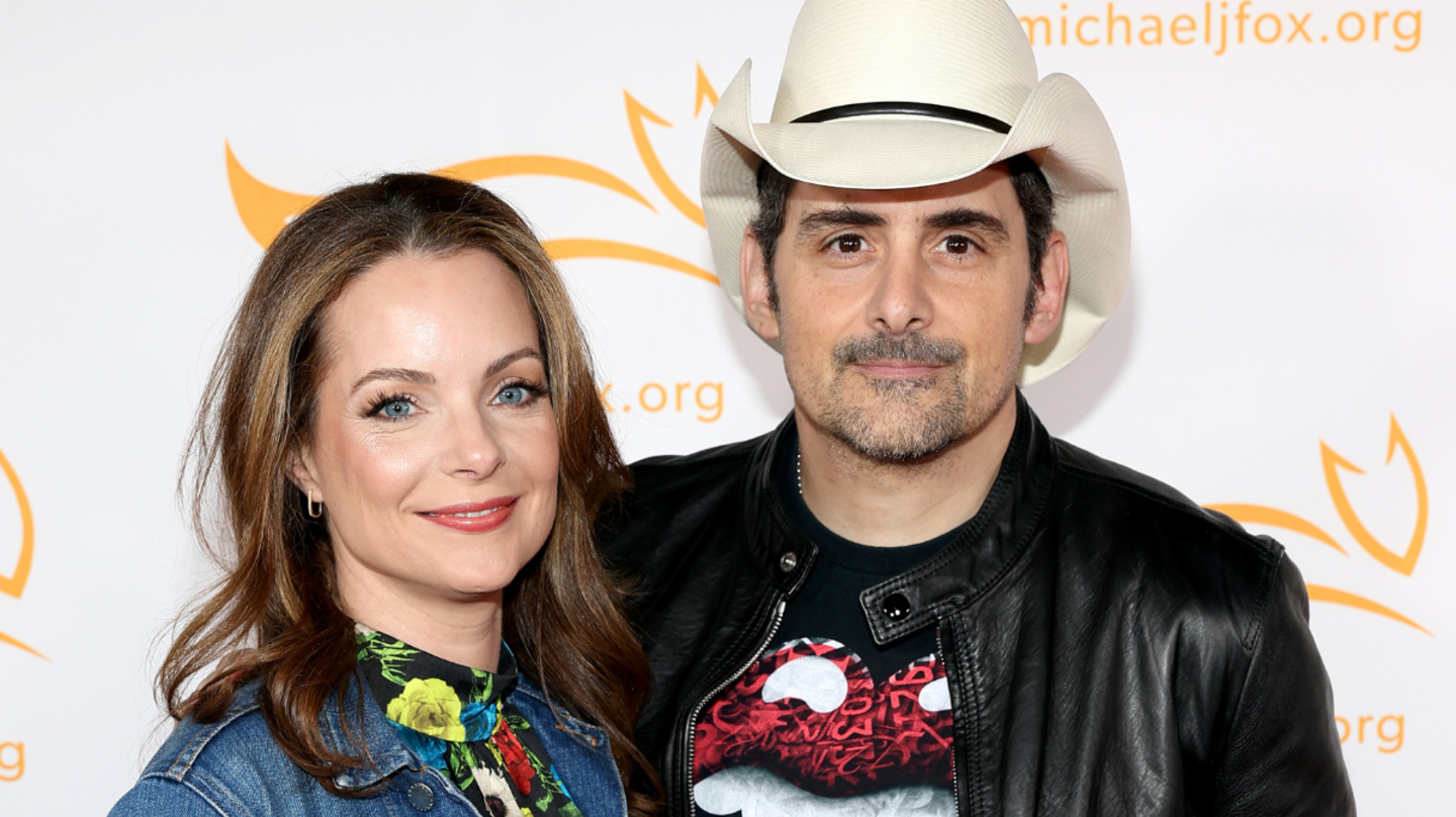Brad Paisley Hilariously Announces New Family Member On His Wife's Birthday