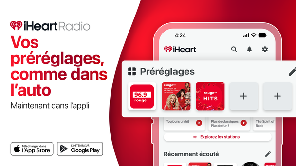 Ajoutez Rouge à vos préréglages