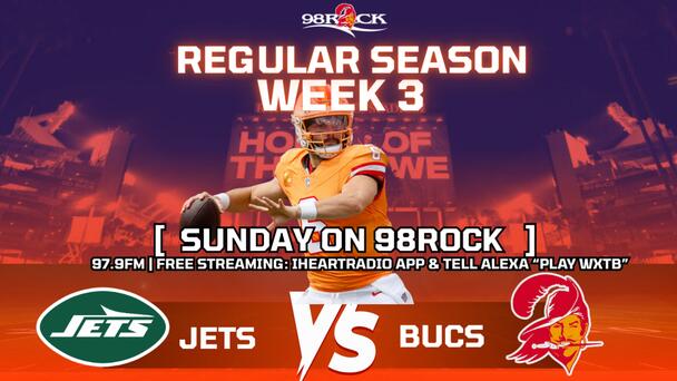 Bucs vs. Jets On 98ROCK 97.9FM
