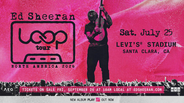 Listen To Win Tickets To See Ed Sheeran Coming July 25th At Levi's Stadium!