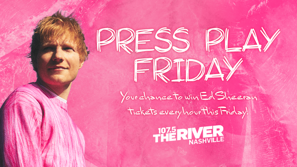 Listen every hour Friday for a chance to win Ed tickets!!