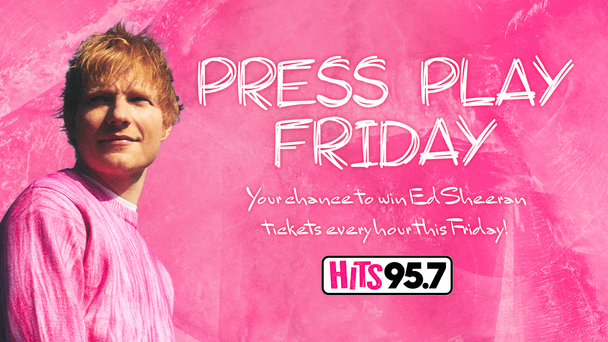 Listen every hour Friday for a chance to win Ed tickets!!