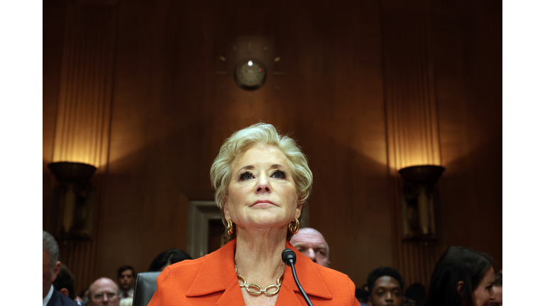 Senate Nomination Hearing Held For Linda McMahon To Be Secretary Of Education
