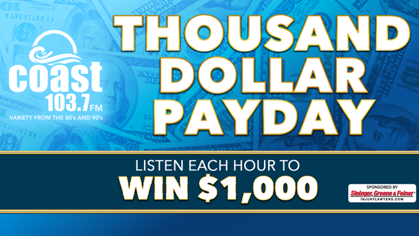 Listen Each Hour to Win $1,000!
