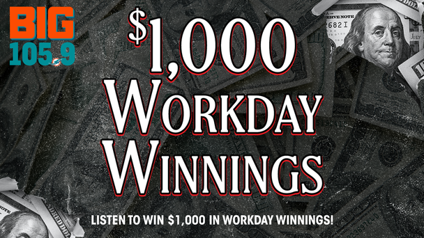 Listen To Win $1,000 In Workday Winnings!
