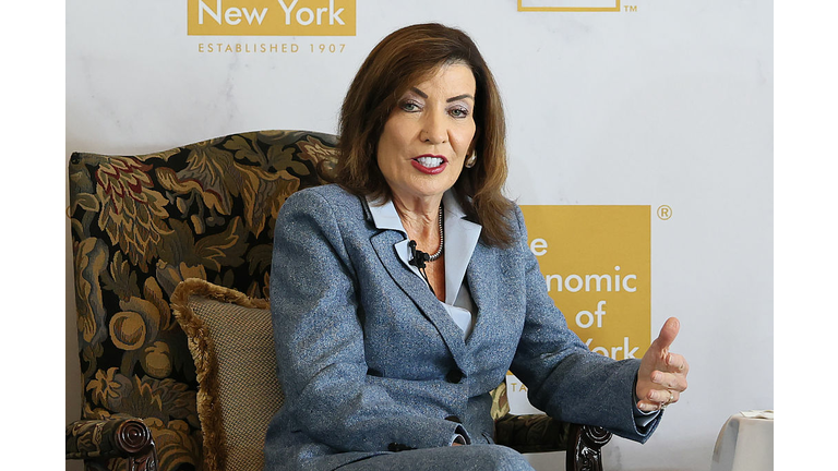 NY Gov. Kathy Hochul Speaks At The Economic Club Of New York