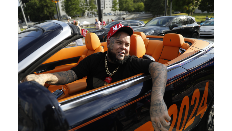 Protestors Rally Outside CNN Center During Presidential Debate