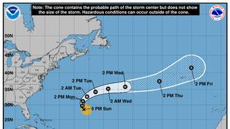 Gabrielle Now A Hurricane, No Landfall Threat To U.S. 
