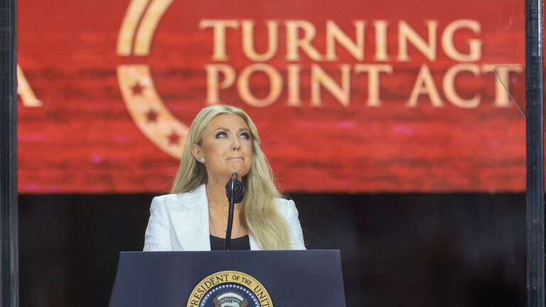 Memorial Service Held For Slain Conservative Activist Charlie Kirk At State Farm Stadium