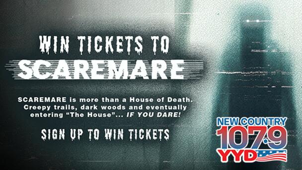 Win a 4-Pack of Tickets to SCAREMARE From New Country 107.9 YYD!