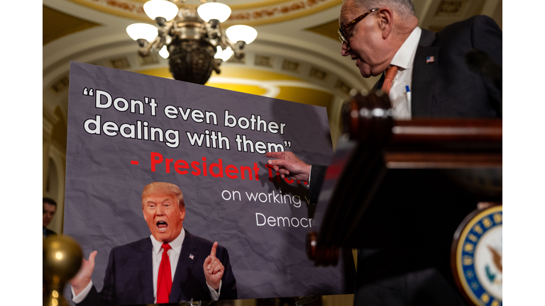 Senators Meet On Capitol Hill For Weekly Policy Luncheons