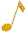 Glitter note