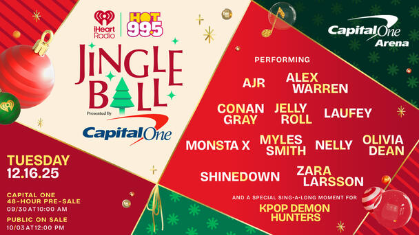 Get Tickets to HOT 99.5's 2025 Jingle Ball 🎄🎅