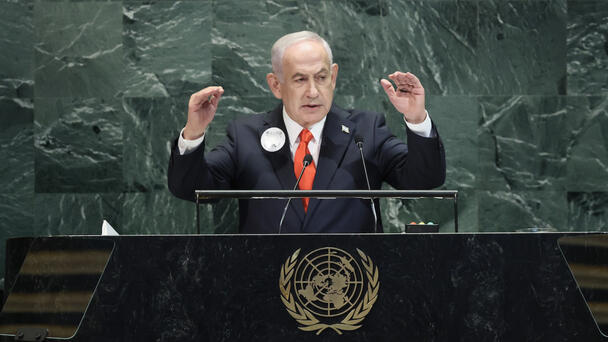 Dozens Of Delegates Walk Out For Netanyahu's UN Speech