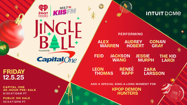 102.7 KIIS-FM's Jingle Ball 2025: Get The Lineup And Ticket Info!
