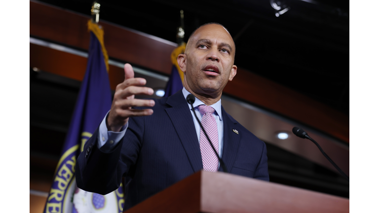 House Democratic Leader Jeffries Holds News Conference On Capitol Hill