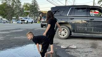 My "Ice Cream, Puddle and Junk" Weekend in Pictures 